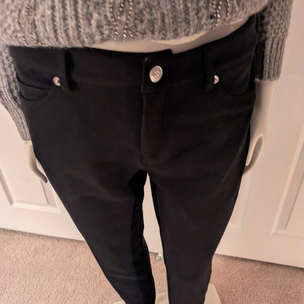 Michael Kors Black Straight Leg Pants